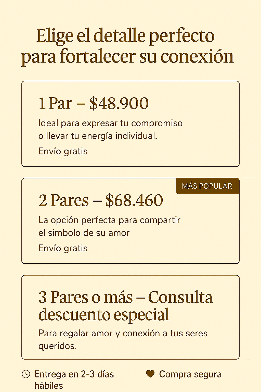 PULSERAS CORAZÓN IMANTADO (PAR)