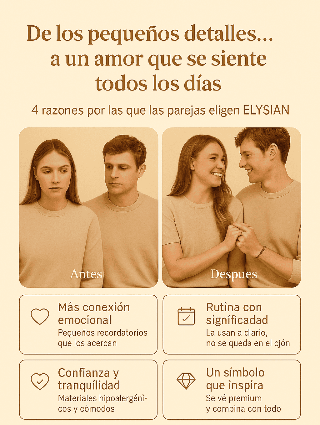 PULSERAS CORAZÓN IMANTADO (PAR)