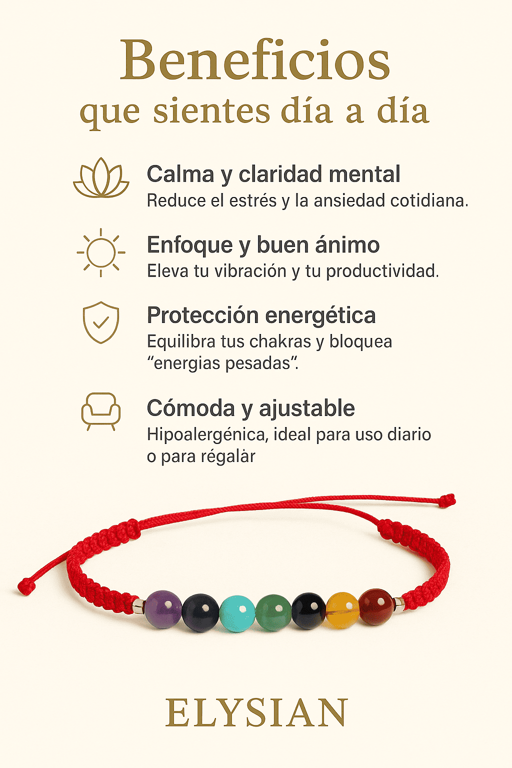 Pulsera 7 Chakras