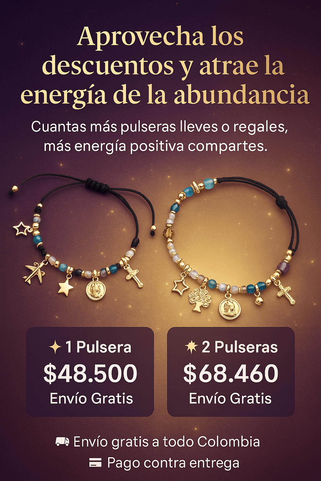PULSERA DE AMULETOS Y DESEOS